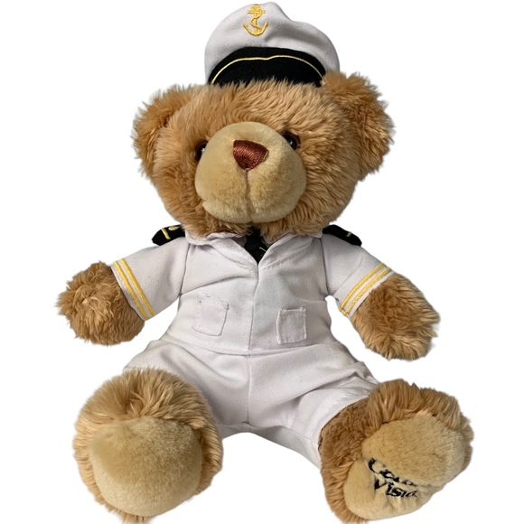 Carnival Cruise Line Toys Carnival Vista Bear Plush Captain Stuffy
